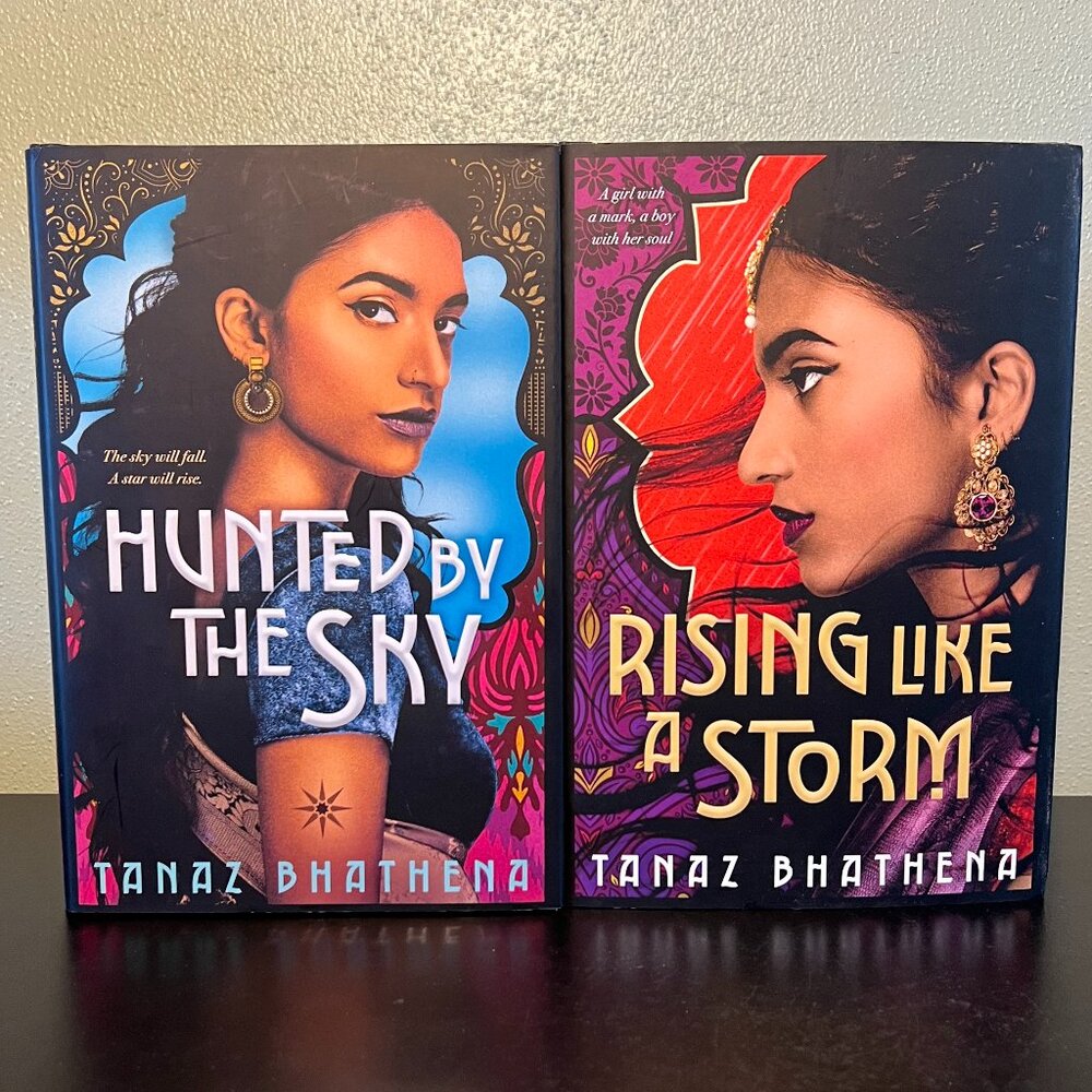 NWT Hunted by the Sky Rising Like a Storm Tanaz Bhathena YA Fantasy Book Set